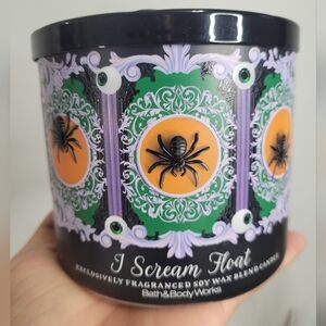 Bath & Body Works I Scream Float Candle - Black, Orange, Green, Purple